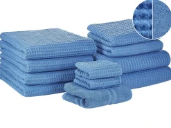 Online Beliani AREORA Cotone Blu