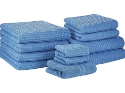 Online Beliani AREORA Cotone Blu