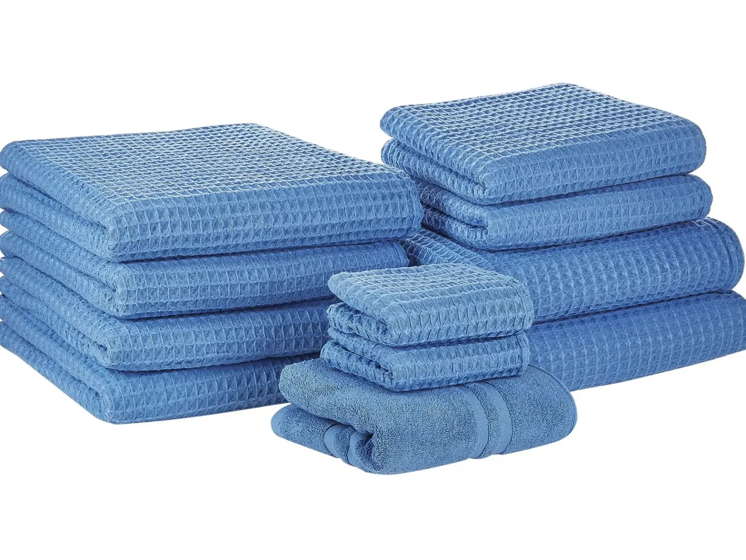 Online Beliani AREORA Cotone Blu