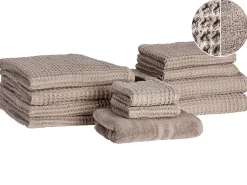Outlet Beliani AREORA Cotone Tortora Beige