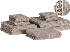 Hot Beliani AREORA Cotone Tortora Beige