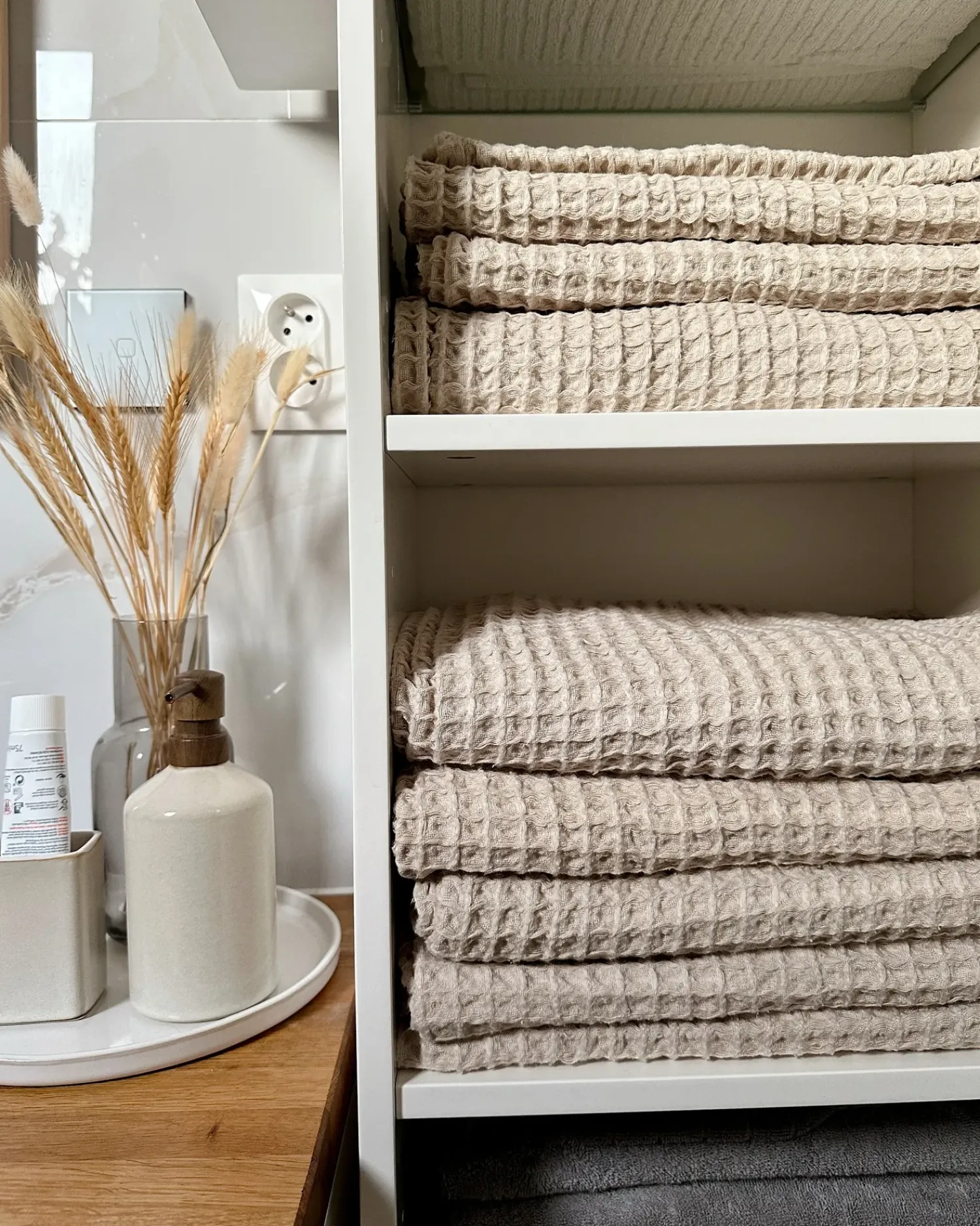 Discount Beliani AREORA Cotone Beige