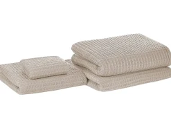 Discount Beliani AREORA Cotone Beige