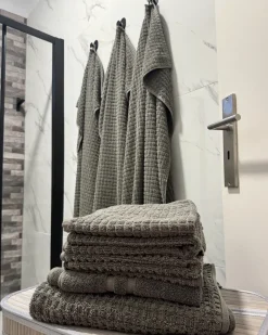 Sale Beliani ATAI Cotone Grigio