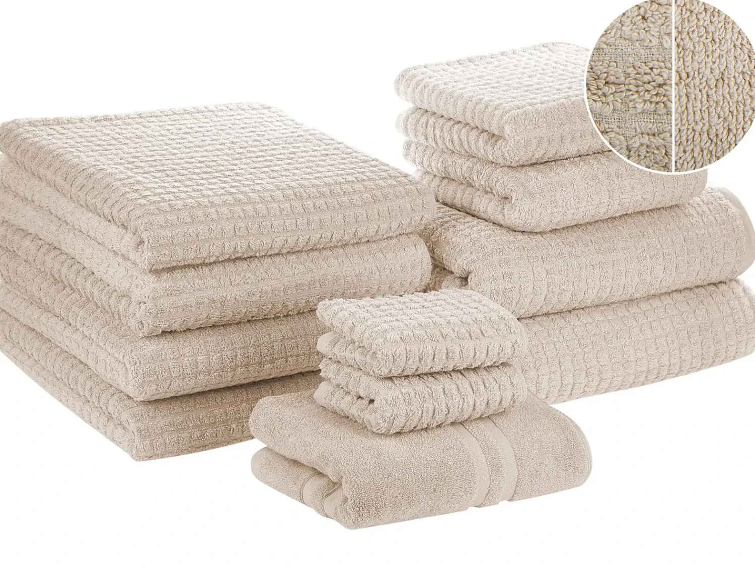 Clearance Beliani ATAI Cotone Beige