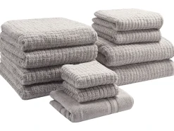 Clearance Beliani ATAI Cotone chiaro Grigio