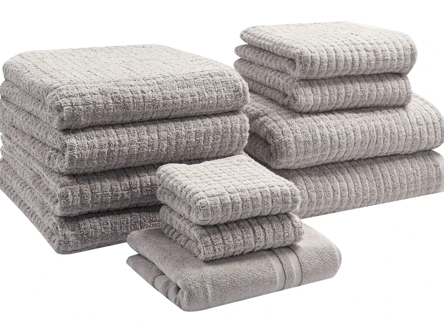 Clearance Beliani ATAI Cotone chiaro Grigio