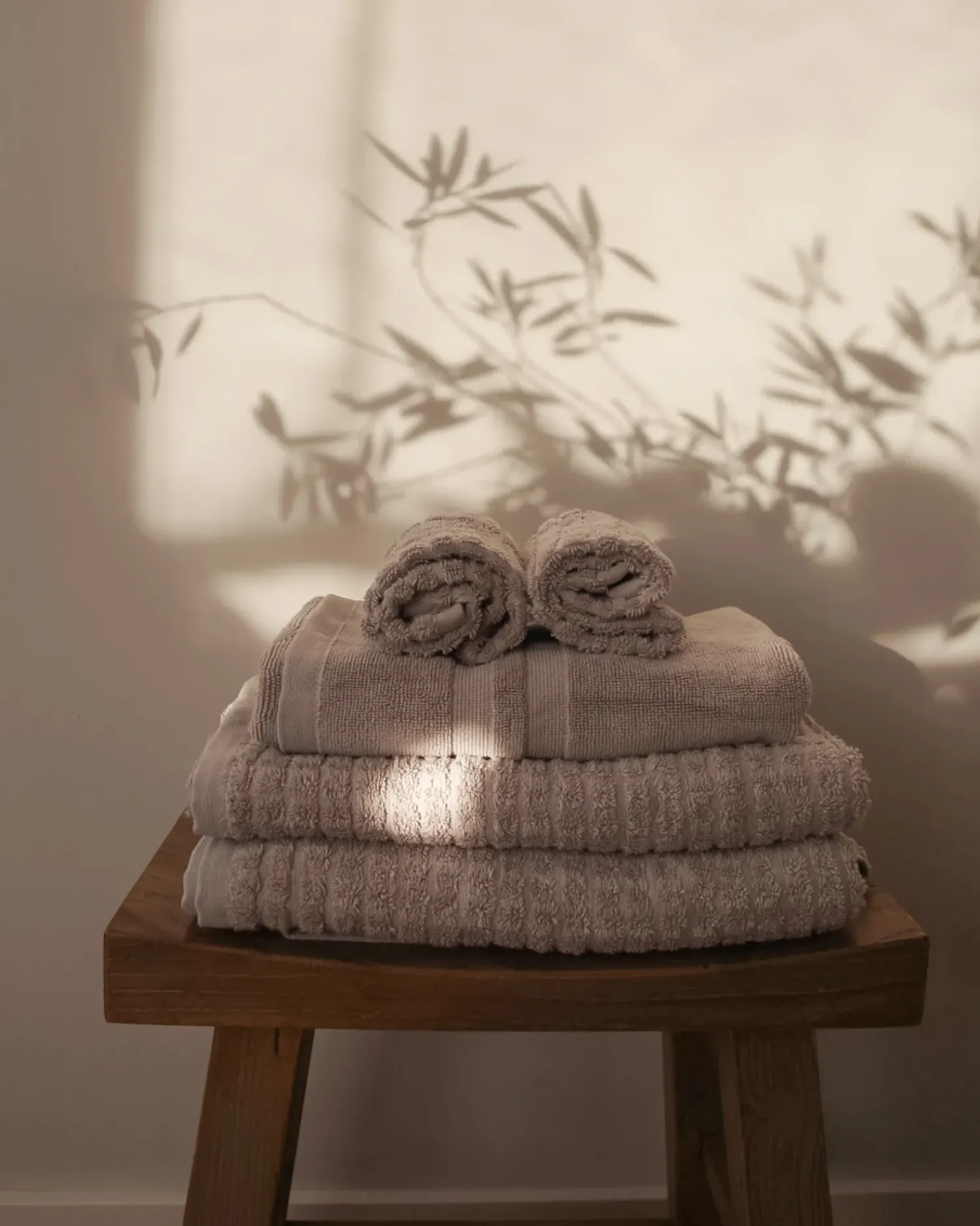 Clearance Beliani ATAI Cotone chiaro Grigio