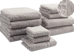 Clearance Beliani ATAI Cotone chiaro Grigio