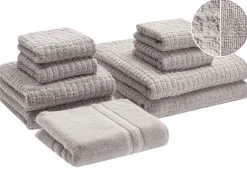Beliani ATAI Cotone chiaro Grigio
