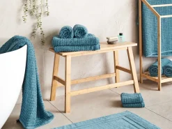 Outlet Beliani ATAI Cotone Blu