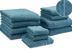 Outlet Beliani ATAI Cotone Blu