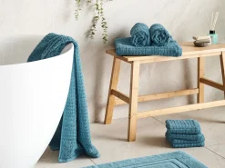 Outlet Beliani ATAI Cotone Blu