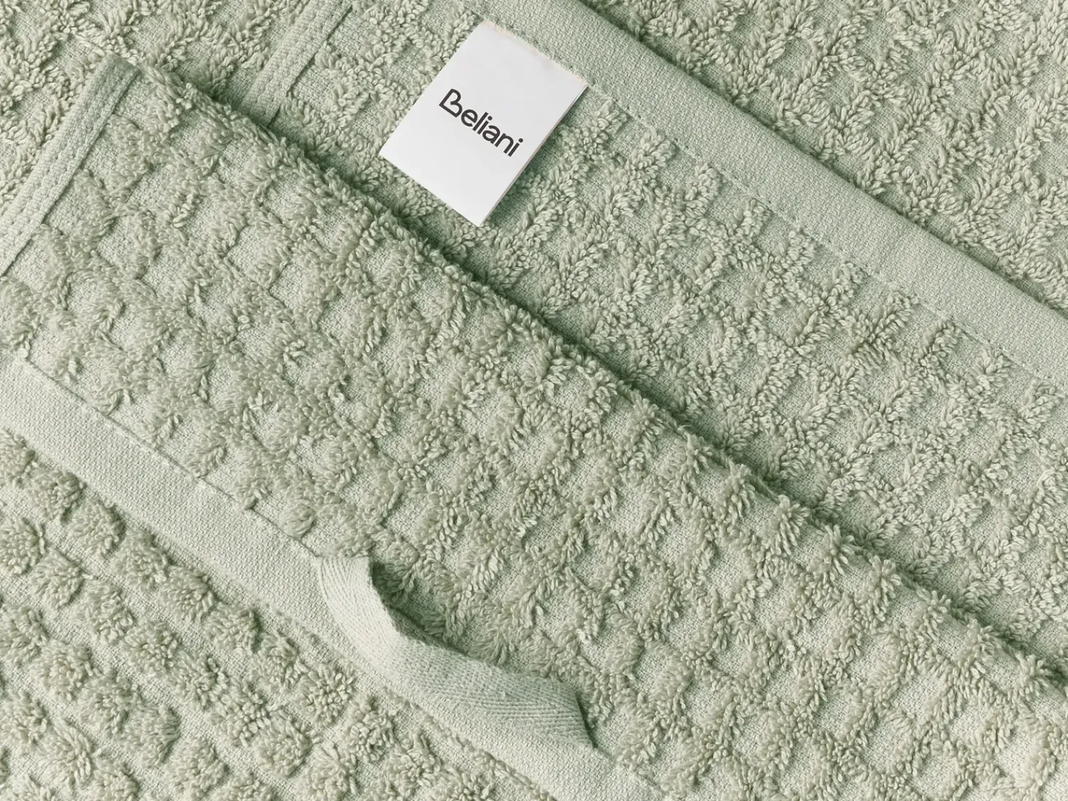 Beliani ATAI Cotone chiaro Verde