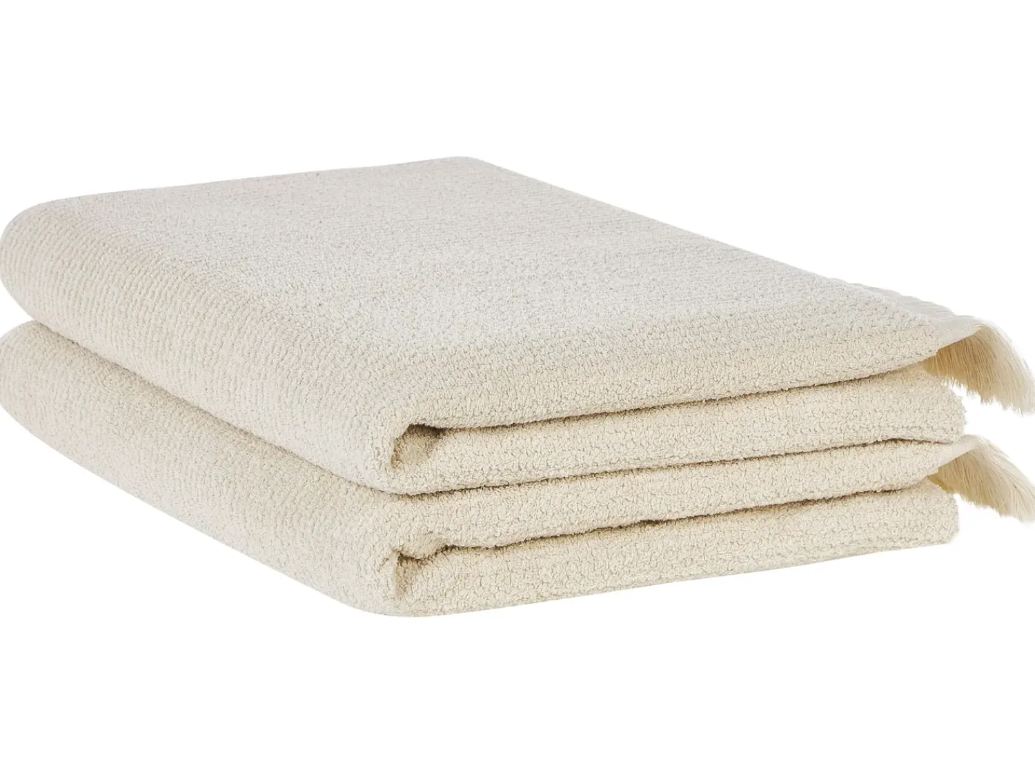 Hot Beliani ATIU Tessuto a spugna Beige
