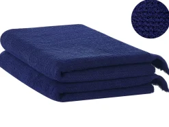 New Beliani ATIU Tessuto a spugna marino Blu