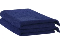 New Beliani ATIU Tessuto a spugna marino Blu