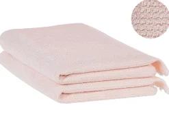 New Beliani ATIU Tessuto a spugna pastello Rosa