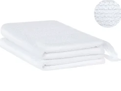 Discount Beliani ATIU Tessuto a spugna Bianco