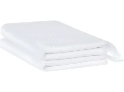 Discount Beliani ATIU Tessuto a spugna Bianco