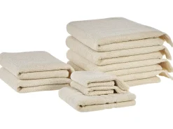 Best Beliani ATIU Tessuto a spugna Beige