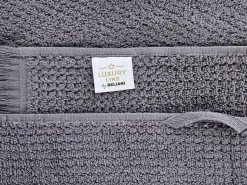 Outlet Beliani ATIU Tessuto a spugna Grigio
