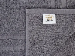 Outlet Beliani ATIU Tessuto a spugna Grigio