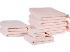Best Beliani ATIU Tessuto a spugna pastello Rosa