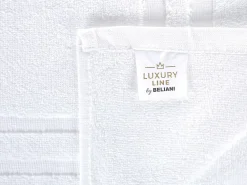 Outlet Beliani ATIU Tessuto a spugna Bianco