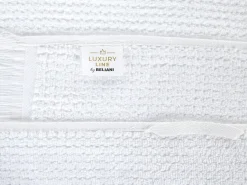 Outlet Beliani ATIU Tessuto a spugna Bianco