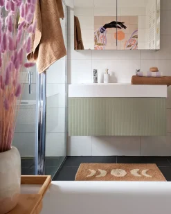 Outlet Beliani MITIARO Tessuto a spugna sabbia Beige