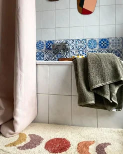 Discount Beliani MITIARO Tessuto a spugna oliva Verde