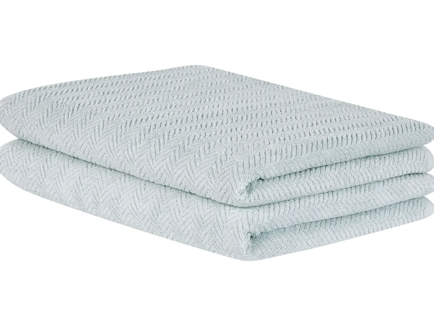 Discount Beliani MITIARO Tessuto a spugna menta Verde