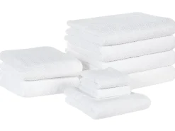 Best Beliani MITIARO Tessuto a spugna Bianco