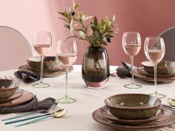 New Beliani DIOPSIDE 360 ml Rosa Rosa Trasparente Verde