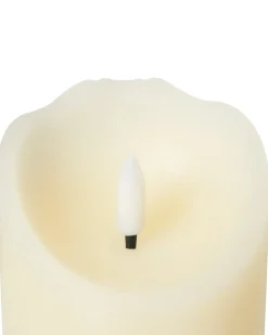 Sale Beliani Set di 6 candele LED AMOREA 10/15 cm sporco Bianco