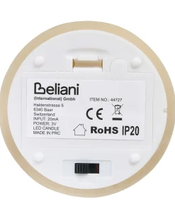 Discount Beliani Set di 6 candele LED BRAISE 10/13/15 cm Beige