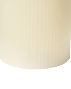 New Beliani Set di 6 candele LED NOISETTE 10/16 cm sporco Bianco