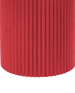 Online Beliani Set di 6 candele LED NOISETTE 10/16 cm Rosso