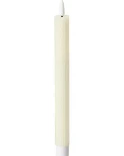Best Beliani Set di 6 candele LED SAPHIR 24 cm sporco Bianco