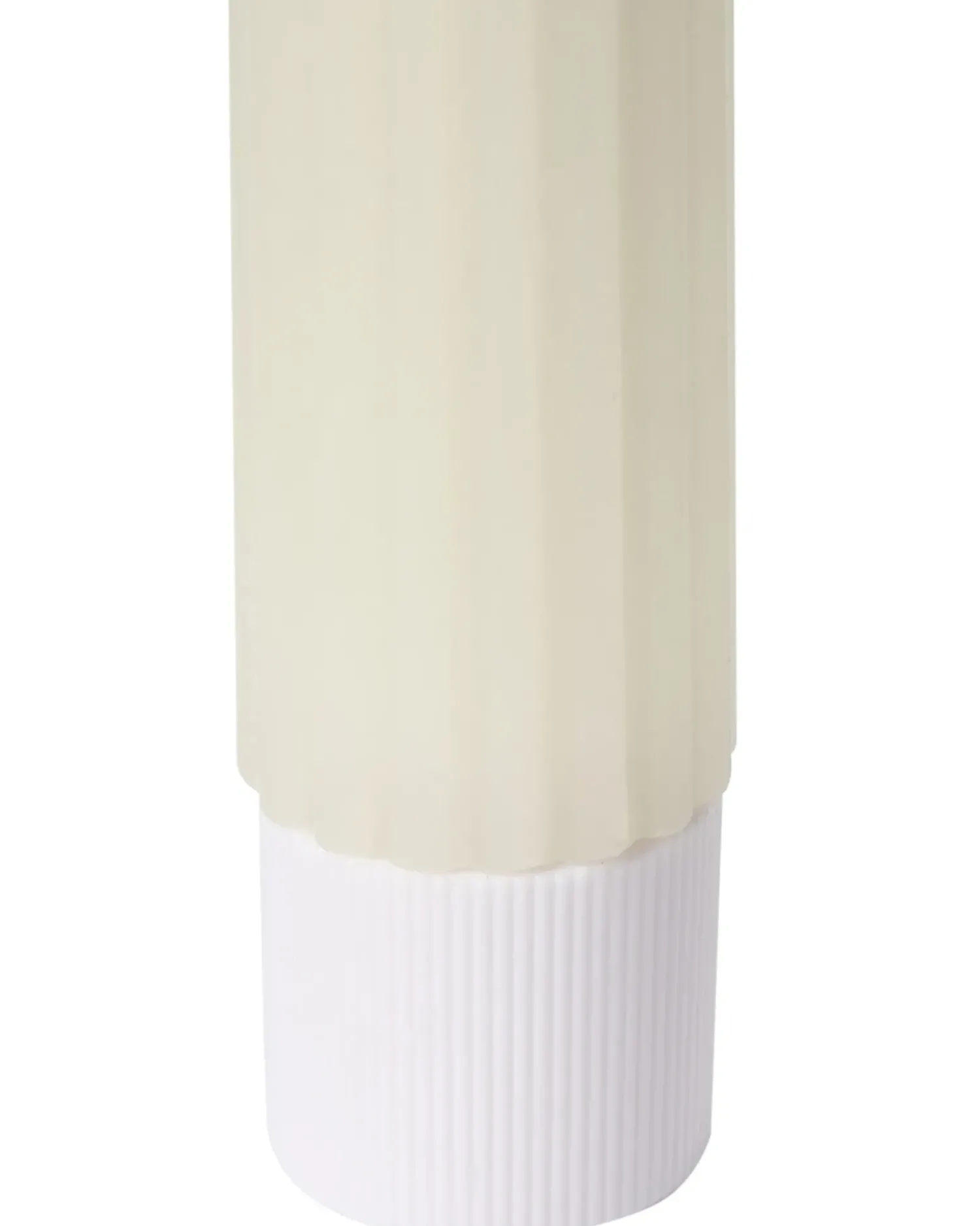 Best Beliani Set di 6 candele LED SAPHIR 24 cm sporco Bianco