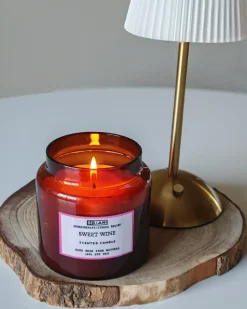 Sale Beliani Set di 2 Candele Profumate ABSOLUTE ALCHEMY Cera di Soia Note fresche Marrone
