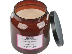 Sale Beliani Set di 2 Candele Profumate ABSOLUTE ALCHEMY Cera di Soia Note fresche Marrone