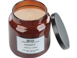 Sale Beliani Set di 2 Candele Profumate ABSOLUTE ALCHEMY Cera di Soia Note fresche Marrone