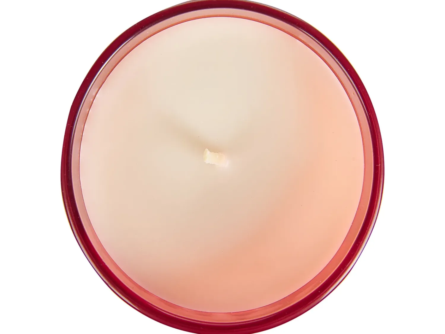 Beliani Set di 3 Candele Profumate COLORFUL BARREL Cera di Soia Note fruttate Giallo Arancione Rosso