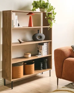 Discount Beliani Set di 3 cestini ARAM Pelle sintetica Marrone