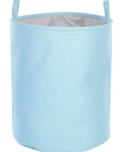 Hot Beliani Set di 3 cestini ARCHA Cotone Azzurro Blu Grigio