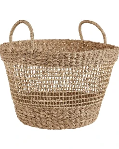 Discount Beliani Set di 2 cestini AROWANA Alghe marine Naturale Marrone