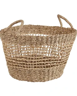 Discount Beliani Set di 2 cestini AROWANA Alghe marine Naturale Marrone