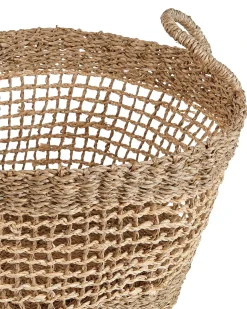 Discount Beliani Set di 2 cestini AROWANA Alghe marine Naturale Marrone